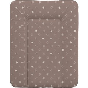 

Матрас пеленальный Ceba Baby 70*50 см мягкий на комод Stars brown W-143-066-230, 70*50 см мягкий на комод Stars brown W-143-066-230