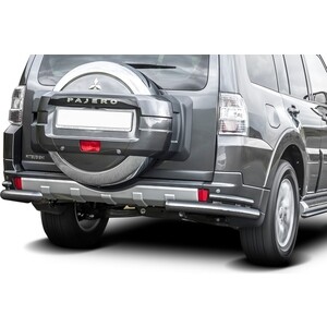 

Защита заднего бампера d76+d42 уголки Rival для Mitsubishi Pajero IV (2011-2014 / 2014-н.в.), R.4002.018, для Mitsubishi Pajero IV (2011-2014 / 2014-н.в.), R.4002.018