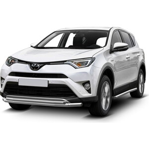 фото Защита переднего бампера d57+d42 rival для toyota rav4 (2015-н.в.), r.5718.001