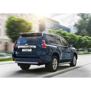 

Защита заднего бампера 75x42 овал Rival для Toyota Land Cruiser 150 Prado (2017-н.в.), R.5721.009, для Toyota Land Cruiser 150 Prado (2017-н.в.), R.5721.009