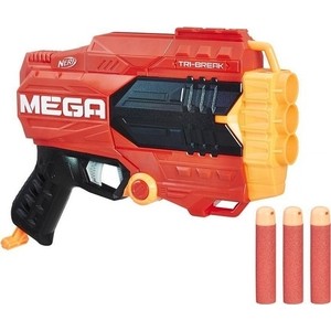 

Бластер Hasbro бластер Nerf МЕГА Три-брейк, бластер Nerf МЕГА Три-брейк