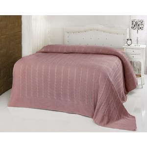 

Плед Karna вязаный Silvia 220x240 см грязно-розовый (1387/CHAR003), вязаный Silvia 220x240 см грязно-розовый (1387/CHAR003)