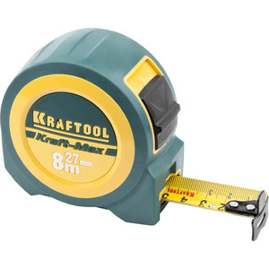 

Рулетка Kraftool 8м х 27мм Kraft-Max (34127-08-27), 8м х 27мм Kraft-Max (34127-08-27)