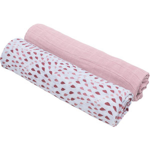 

Муслиновые пеленки Bebe Au Lait 2 шт. Bebe au Rose Quartz/Petal, 2 шт. Bebe au Rose Quartz/Petal