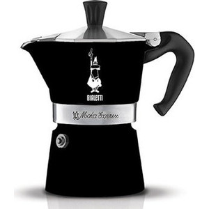 фото Гейзерная кофеварка bialetti moka express nera, 4953, 6 п