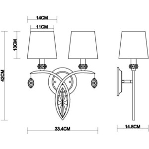 фото Бра vele luce vl1266w02