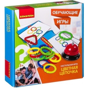 

Обучающая игра Bondibon ''ЦВЕТНАЯ ЦЕПОЧКА'' (ВВ2417 ), "ЦВЕТНАЯ ЦЕПОЧКА" (ВВ2417 )