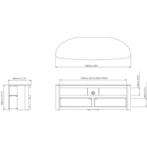 фото Тумба под телевизор avf fs1500burb