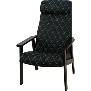 фото Кресло для отдыха вилора с прострочкой тон № 4 luxa black