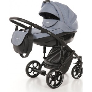 

Коляска 2 в 1 Mr Sandman Mod 50% экокожа, серо-голубой 20, Mod 50% экокожа, серо-голубой 20