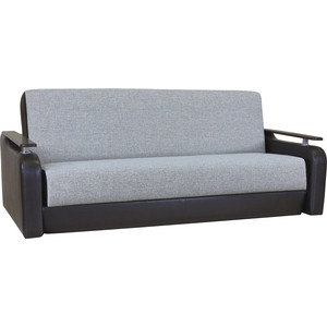 Диван книжка Шарм-Дизайн Грант Д 140 шенилл серый кресло кровать шарм дизайн шарм экокожа беж и серый шенилл