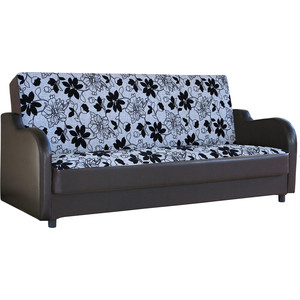кресло кровать шарм дизайн шарм экокожа беж и серый шенилл Диван книжка Шарм-Дизайн Классика В 140 шенилл серый цветы