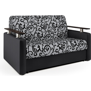 Диван аккордеон Шарм-Дизайн Шарм 100 черный узоры шкаф для одежды шарм дизайн до 2 60х60 венге