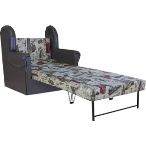 Кресло-кровать Шарм-Дизайн Классика М велюр цветы