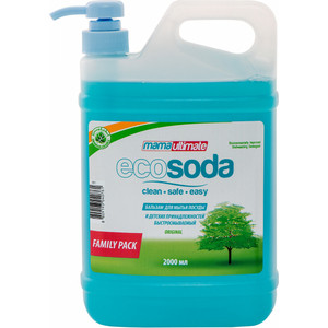 

Бальзам для мытья посуды EcoSoda канистра, 2 л, канистра, 2 л