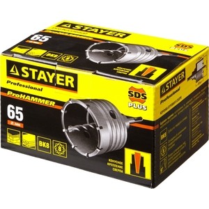 

Коронка по бетону Stayer ProHAMMER SDS-Plus d 65 мм (29190-65z01), ProHAMMER SDS-Plus d 65 мм (29190-65z01)