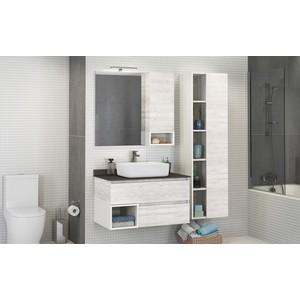 

Мебель для ванной Comforty Прага 90 дуб белый, Прага 90 дуб белый