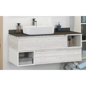 

Тумба с раковиной и столешницей Comforty Прага 120 дуб белый (4136269), Прага 120 дуб белый (4136269)