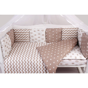 

Комплект в кроватку AmaroBaby 15 предметов (3+12 подушек-бортиков) ROYAL BABY коричневый (бязь), 15 предметов (3+12 подушек-бортиков) ROYAL BABY коричневый (бязь)
