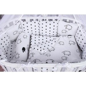 

Комплект в кроватку AmaroBaby 19 предметов (7+12 бортиков) HOME ELITE Premium (черн/бел.,поплин/бязь), 19 предметов (7+12 бортиков) HOME ELITE Premium (черн/бел.,поплин/бязь)