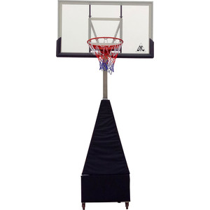 фото Баскетбольная мобильная стойка dfc stand56sg 143x80cm поликарбонат