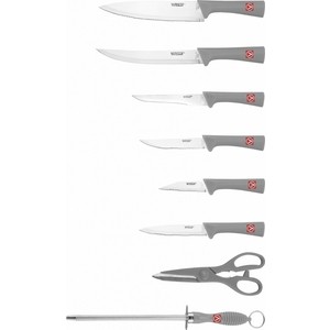 фото Набор ножей 11 предметов vitesse (vs-8131 серый)