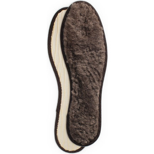 Стельки Collonil Polar зимние р.41 (натуральный мех, рифленая поверхность нижнего слоя предотвращает скольжение внутри обуви)