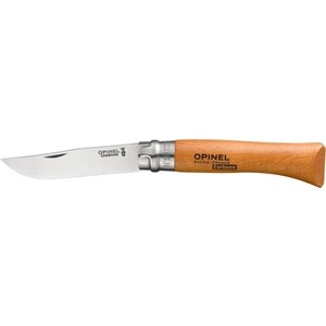 Нож складной Opinel №10 VRN Carbon Tradition (карбоновая сталь, рукоять бук, длина клинка 10 см)