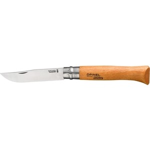 Нож складной Opinel №12 VRN Carbon Tradition (карбоновая сталь, рукоять бук, длина клинка 12 см)