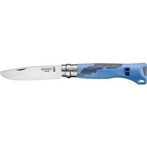 

Нож складной Opinel №7 VRI OUTDOOR Junior Blue (нержавеющая сталь, рукоять-свисток из пластика, длина клинка 7,5 см, цвет синий), №7 VRI OUTDOOR Junior Blue (нержавеющая сталь, рукоять-свисток из пластика, длина клинка 7,5 см, цвет синий)