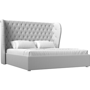 Кровать Мебелико Далия эко-кожа белый кровать двуспальная мебелико герда экокожа черная