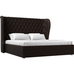 Кровать Мебелико Далия эко-кожа коричневый кровать мебелико принцесса эко кожа коричневый