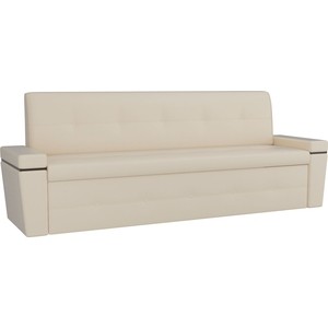 Кухонный диван Мебелико Деметра эко-кожа (бежевый) диван угловой мебелико белла у эко кожа бежевый левый