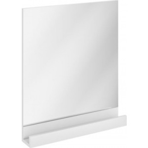 Зеркало Ravak 10 650 с полкой, белое (X000000851)