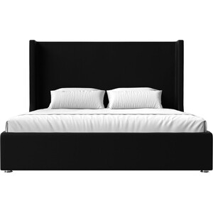 Кровать Мебелико Ларго эко-кожа черный кровать мебелико ларго эко кожа бежевый