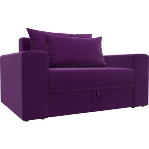 фото Кресло мебелико мэдисон микровельвет фиолетовый