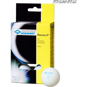 фото Мяч для настольного тенниса donic-schildkrot prestige 2 -b (6 штук)