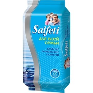 

Влажные салфетки Salfeti Авангард для всей семьи, 72 шт., для всей семьи, 72 шт.