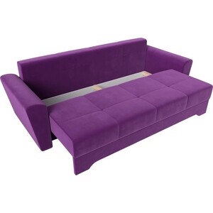Мебелико Амстердам микровельвет фиолетовый