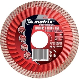 Алмазный диск Matrix Turbo Extra 150x22 2 мм (73195)