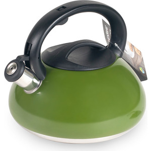 Чайник со свистком 3 л Endever Aquarelle-305 темно-зеленый