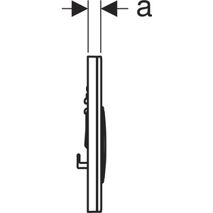фото Кнопка смыва geberit sigma 21 сланец mustang хром (115.884.jm.1)