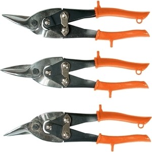Ножницы по металлу SPARTA 250 мм 3шт (прямые, левые, правые) (783205)
