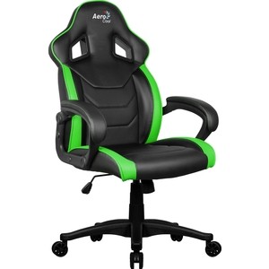 

Кресло для геймера Aerocool AC60C AIR-BG черно-зеленое, AC60C AIR-BG черно-зеленое