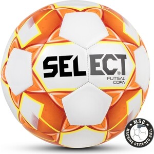 фото Мяч футзальный select select futsal copa, 850-318 мяч м/ф бел/оранж/жел