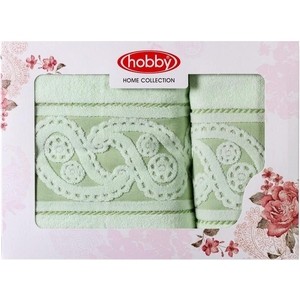 

Набор полотенец 2 штуки Hobby home collection 50x90/70x140 Marmaris минт (1501001500), 50x90/70x140 Marmaris минт (1501001500)