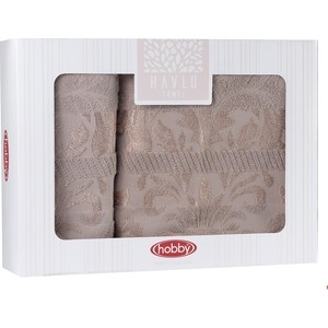 

Набор полотенец 2 штуки Hobby home collection 50x90/70x140 Marmaris пудра (1501001501), 50x90/70x140 Marmaris пудра (1501001501)