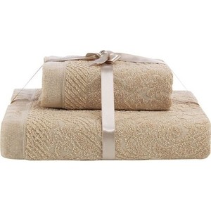 

Набор полотенец 2 штуки Hobby home collection 50x90/70x140 Marmaris светло-бежевый (1501001502), 50x90/70x140 Marmaris светло-бежевый (1501001502)