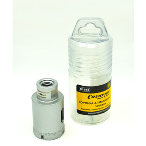 

Коронка алмазная Champion 38х66мм М14 V-tech (C1654), 38х66мм М14 V-tech (C1654)