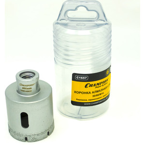 

Коронка алмазная Champion 50х66мм М14 V-tech (C1657), 50х66мм М14 V-tech (C1657)